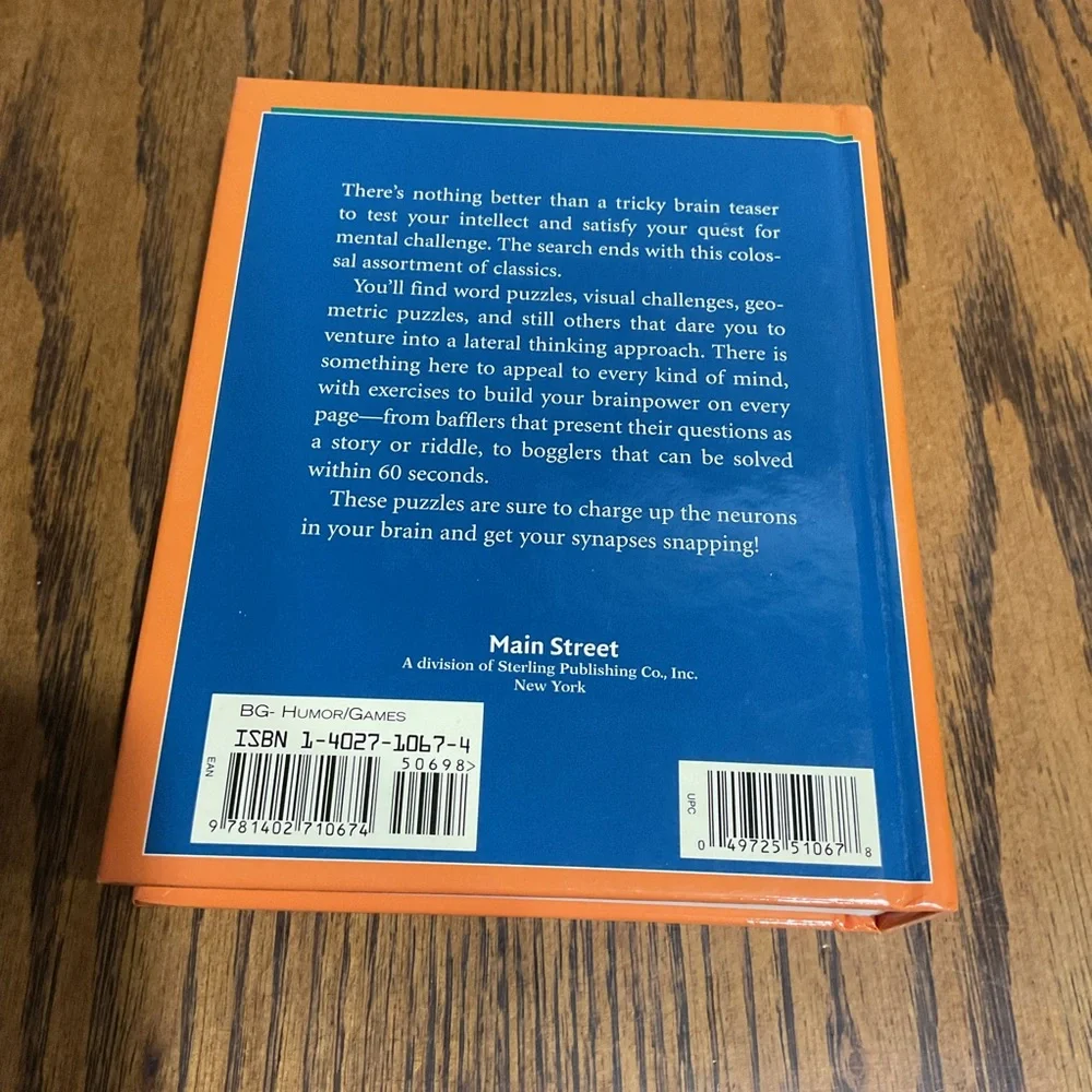 Classic Logic and Lateral Thinking 🤔 Puzzles 🧩 & Brain 🧠 Teasers books 📚